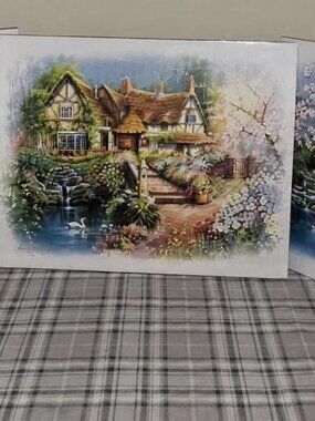 Set of "Cottages I, II, III Prints"
